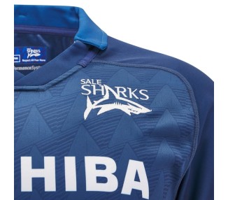 SALE SHARKS RUGBY - CAMISETA MATCH HOME - MACRON - Temporada 2024/25