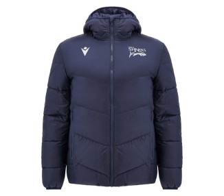 SALE SHARKS RUGBY – VESTE REMBOURRÉE PARKA BOMBER - MACRON - Saison 2024/25