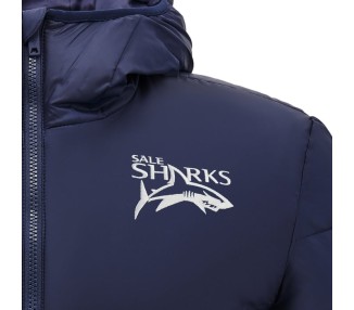 SALE SHARKS RUGBY – CHAQUETA ACOLCHADA PARKA BOMBER - MACRON - 2024/25