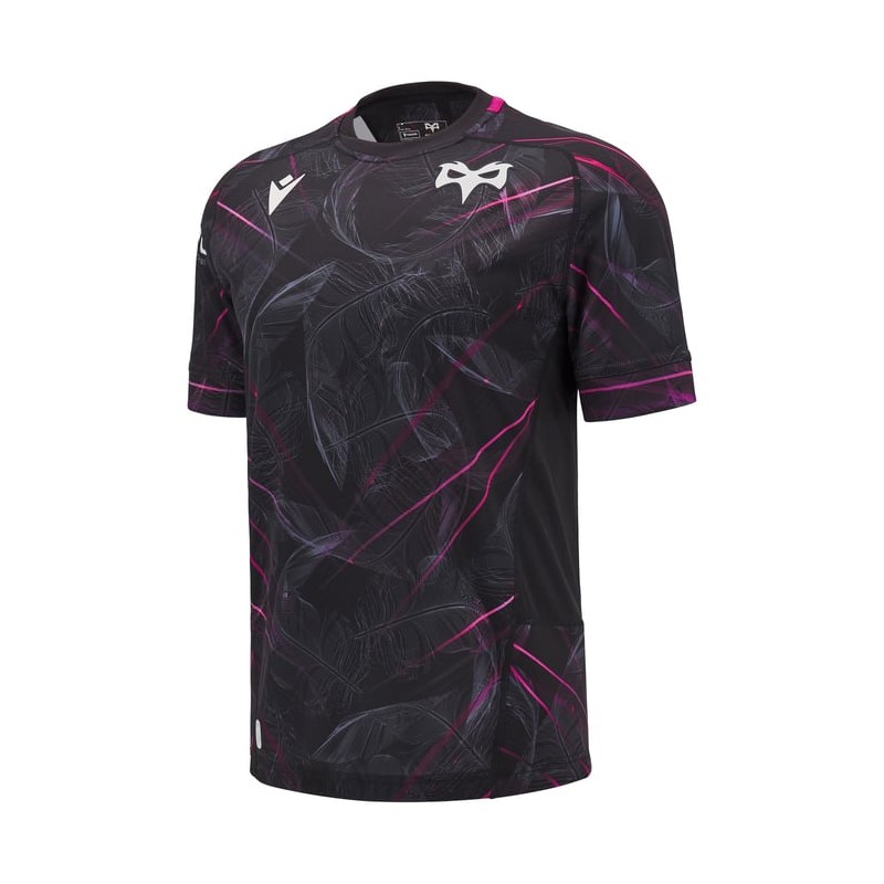 OSPREYS RUGBY - MATCH SHIRT HOME - MACRON - Season 2024/25 OSPREYS RUGBY - MATCH SHIRT HOME - MACRON - Season 2024/25