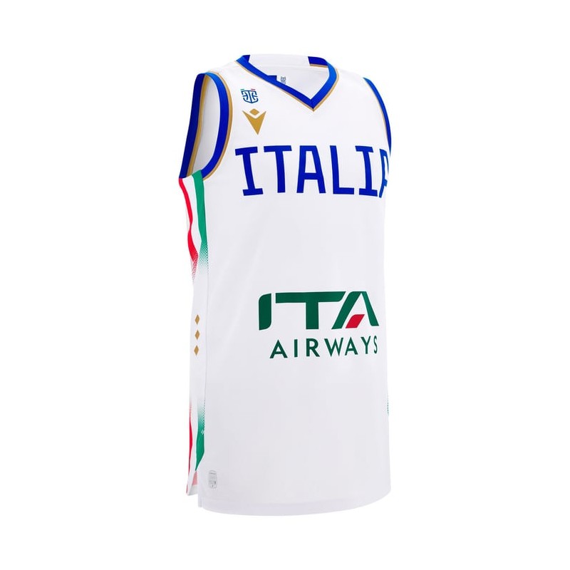 BASKETBALL ITALIEN - JERSEY TRIKOT HOME - MACRON - Saison 2025/26 BASKETBALL ITALIEN - JERSEY TRIKOT HOME - MACRON - Saison 2025/26