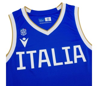 BASKET ITALIA – MAGLIA PALLACANESTRO AWAY - MACRON - Stagione 2025/26
