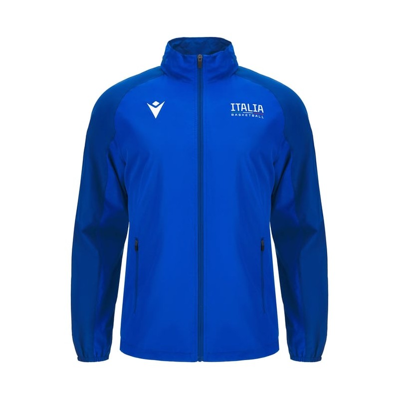 BASKETBALL ITALY – RAIN JACKET ATHLEISURE - MACRON - Season 2025/26 BASKETBALL ITALY – RAIN JACKET ATHLEISURE - MACRON - Season 2025/26