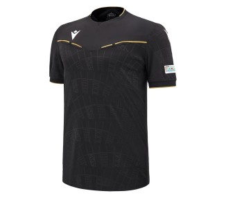 EURO 2024 UEFA ÁRBITRO HOMBRE - CAMISETA MATCH SS - FÚTBOL MACRON
