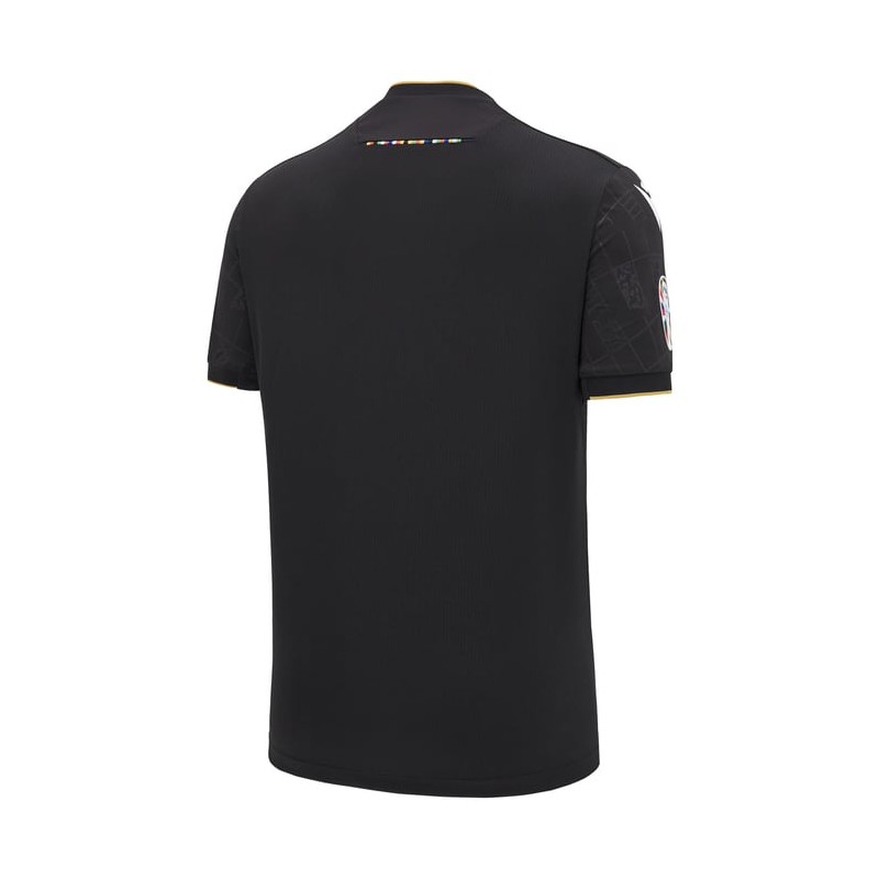 EURO 2024 UEFA REFEREE MAN - MATCH SHIRT SS - FOOTBALL SOCCER MACRON - Picture 12 of 26