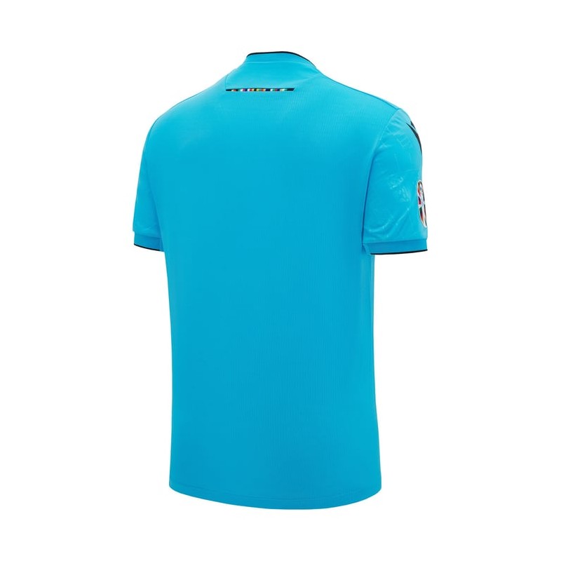 EURO 2024 UEFA REFEREE MAN - MATCH SHIRT SS - FOOTBALL SOCCER MACRON - Picture 16 of 26