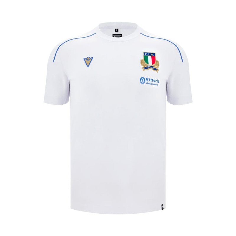 RUGBY ITALY – SHIRT ATHLEISURE COTTONPOLY - MACRON - Season 2025/26