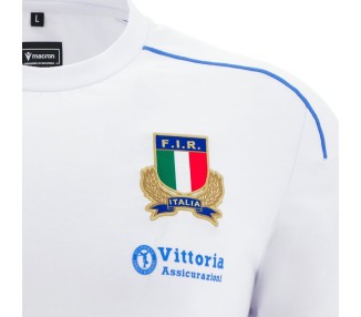 RUGBY ITALY – SHIRT ATHLEISURE COTTONPOLY - MACRON - Season 2025/26