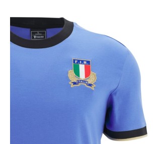 RUGBY ITALIEN – TRIKOT LF BAUMWOLLE - MACRON - Saison 2025/26