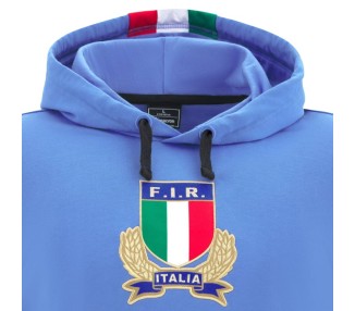 RUGBY ITALY – HOODY SWEATSHIRT LF COTTON - MACRON - Season 2025/26