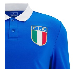 RUGBY ITALIEN - TRIKOT BAUMWOLLE LF LA - MACRON - Saison 2025/26