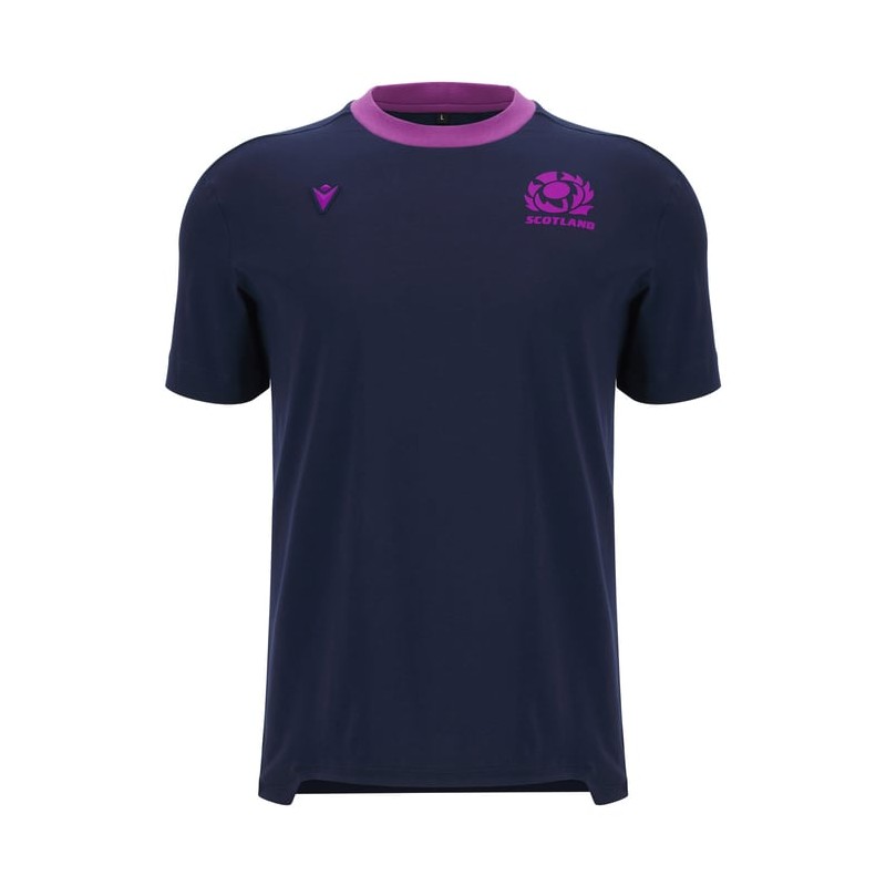RUGBY SCOTLAND – SHIRT ATHLEISURE COTTON - MACRON - Season 2025/26