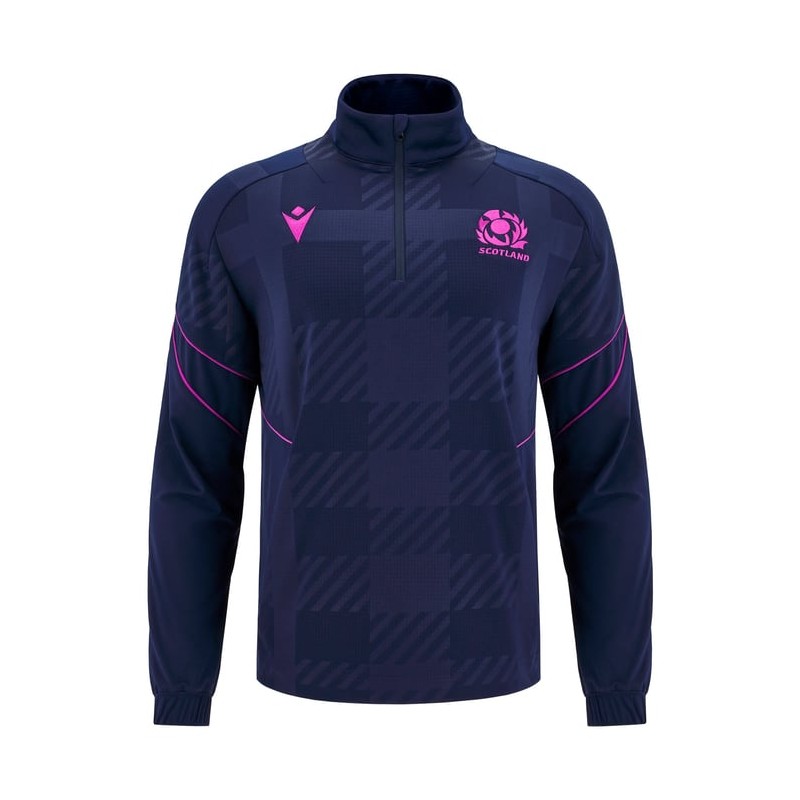 RUGBY SCOZIA – GIACCA TRAVEL 1/4 ZIP - MACRON - Stagione 2025/26