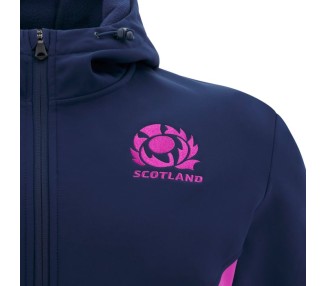 RUGBY SCOTLAND – JACKET SOFTSHELL TRAVEL - MACRON - Season 2025/26