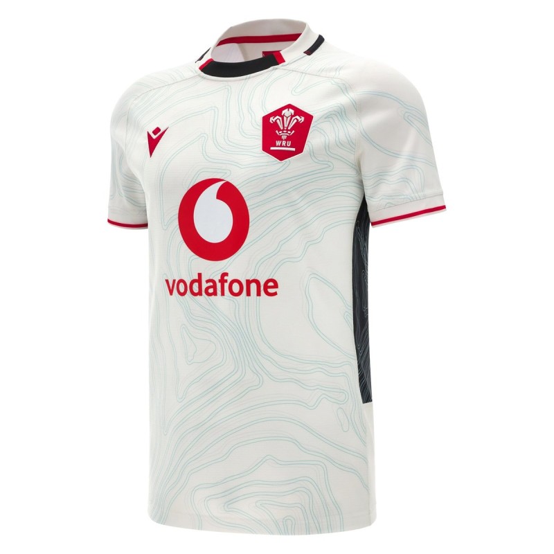 RUGBY WALES - MATCH SHIRT BODY FIT AWAY - MACRON - Season 2025/26