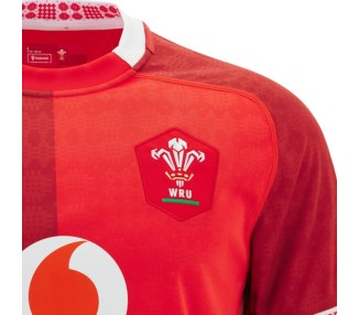 RUGBY WALES - MATCH SHIRT HOME - MACRON - Season 2025/26