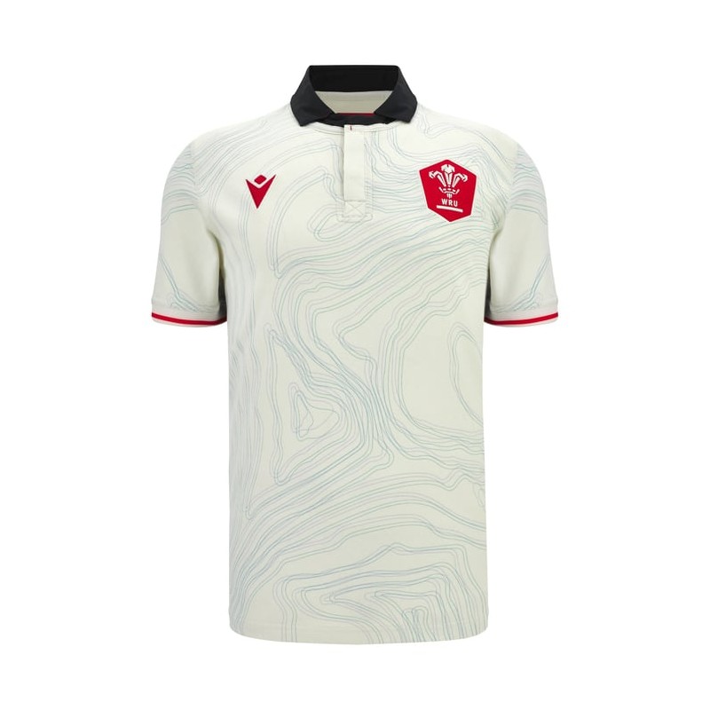 RUGBY GALLES – MAGLIA COTONE GARA AWAY MM - MACRON - Stagione 2025/26