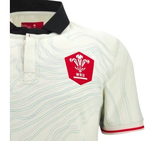 RUGBY PAYS DE GALLES - MAILLOT COTON MATCH AWAY MM - MACRON - Saison 2025/26