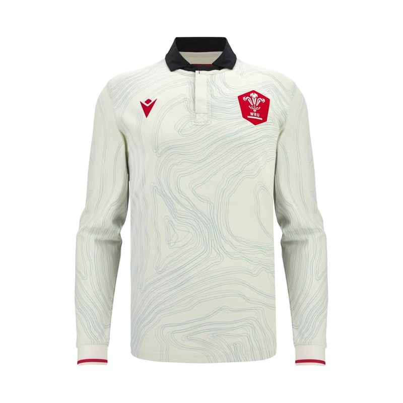 RUGBY WALES - COTTON SHIRT MATCH AWAY ML - MACRON - Season 2025/26