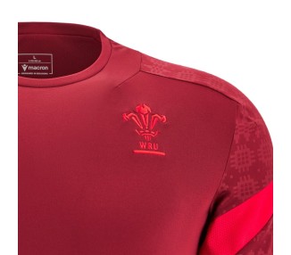 RUGBY GALES – CAMISETA ENTRENAMIENTO DRED POLY - MACRON - Temporada 2025/26