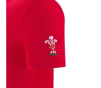 RUGBY PAYS DE GALLES – MAILLOT FAN COTON - MACRON - Saison 2025/26