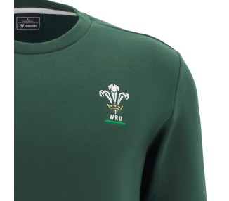 RUGBY GALES – SUDADERA FAN ALGODÓN - MACRON - Temporada 2025/26