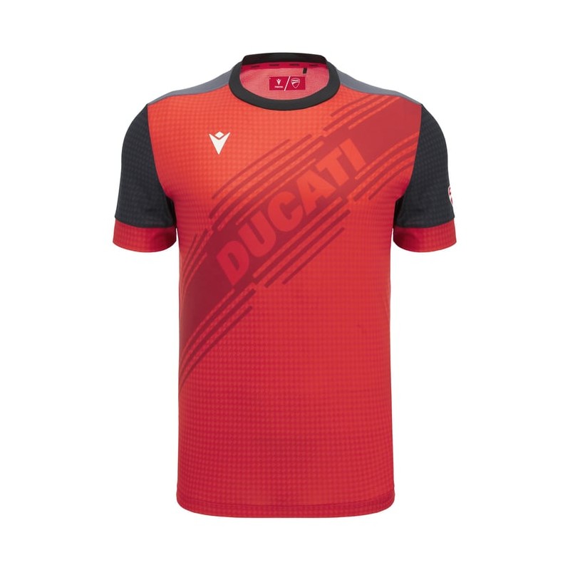 DUCATI – MAGLIA PADEL POLY RED - MACRON - Stagione 2025