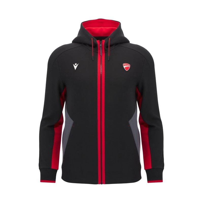 DUCATI – SWEATSHIRT HOODIE WARM UP PADEL - MACRON - Season 2025